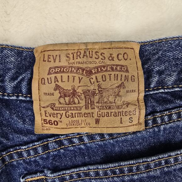 Levi's Blue Straight Leg Women's Jeans - Picture 10 of 15